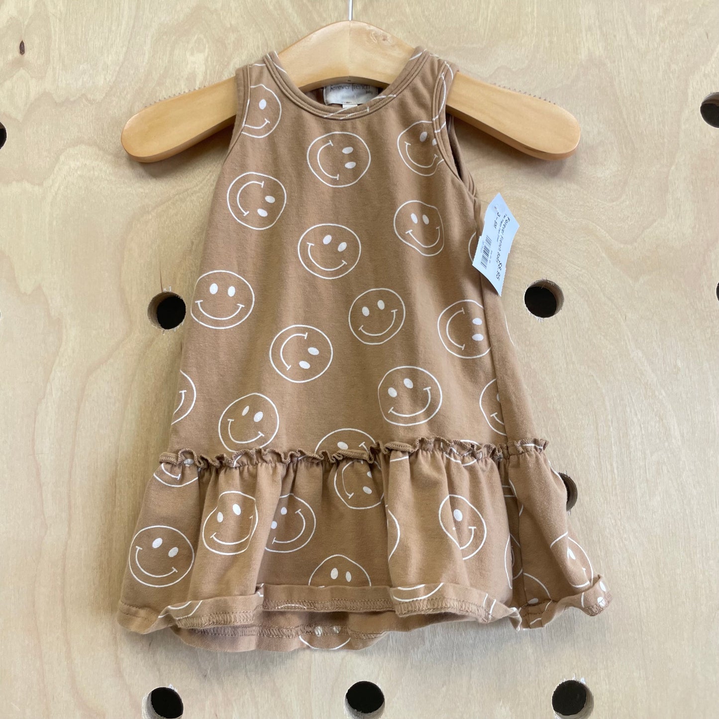 Tan Happy Face Dress