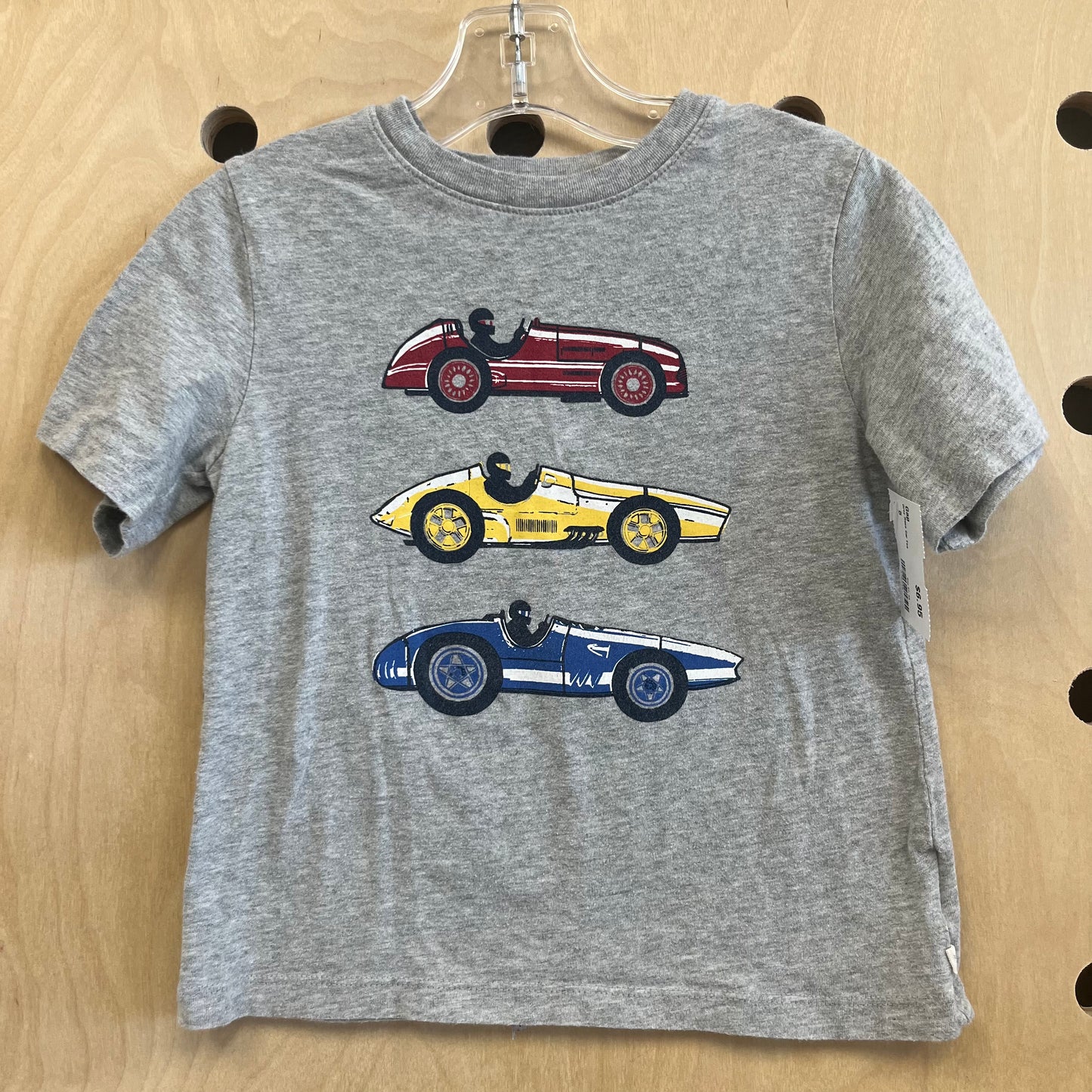 Grey Race Car Tee