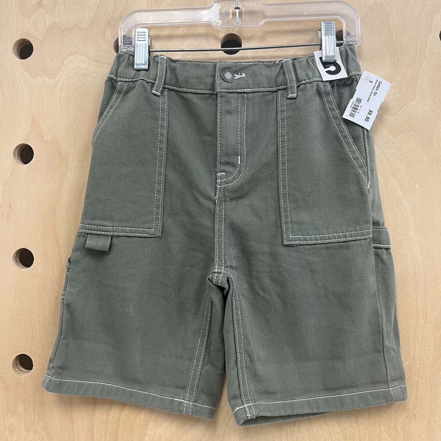 Green Denim Shorts NEW!