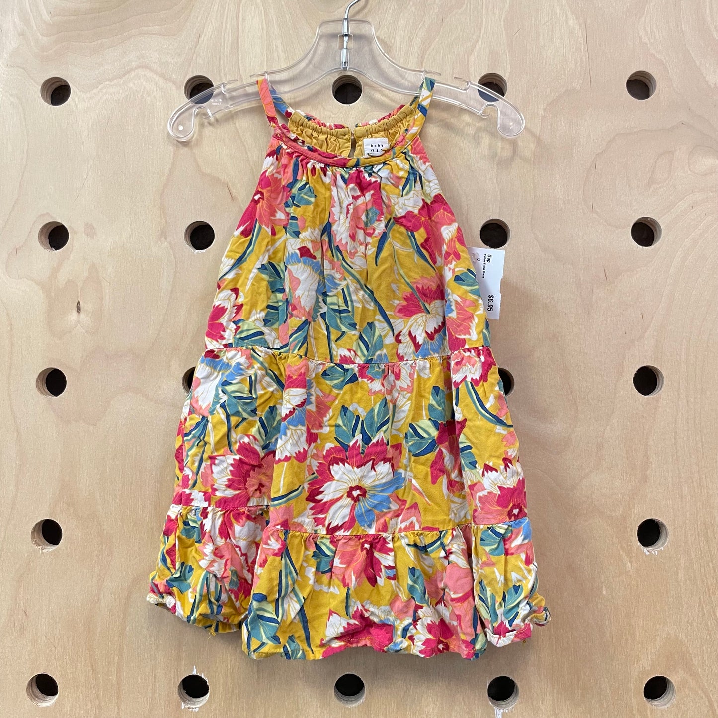 Yellow Floral Dress