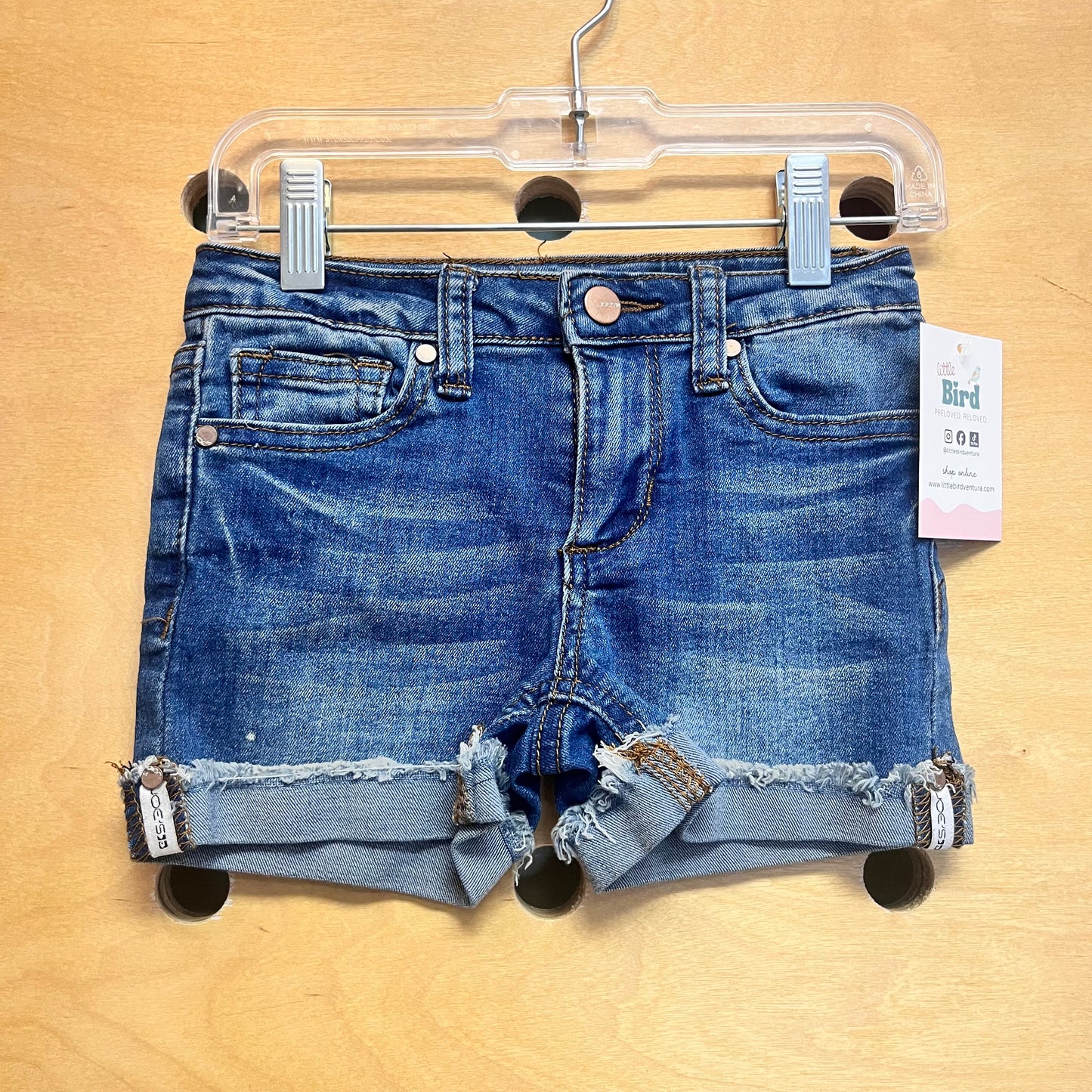 Denim Cuffed Shorts
