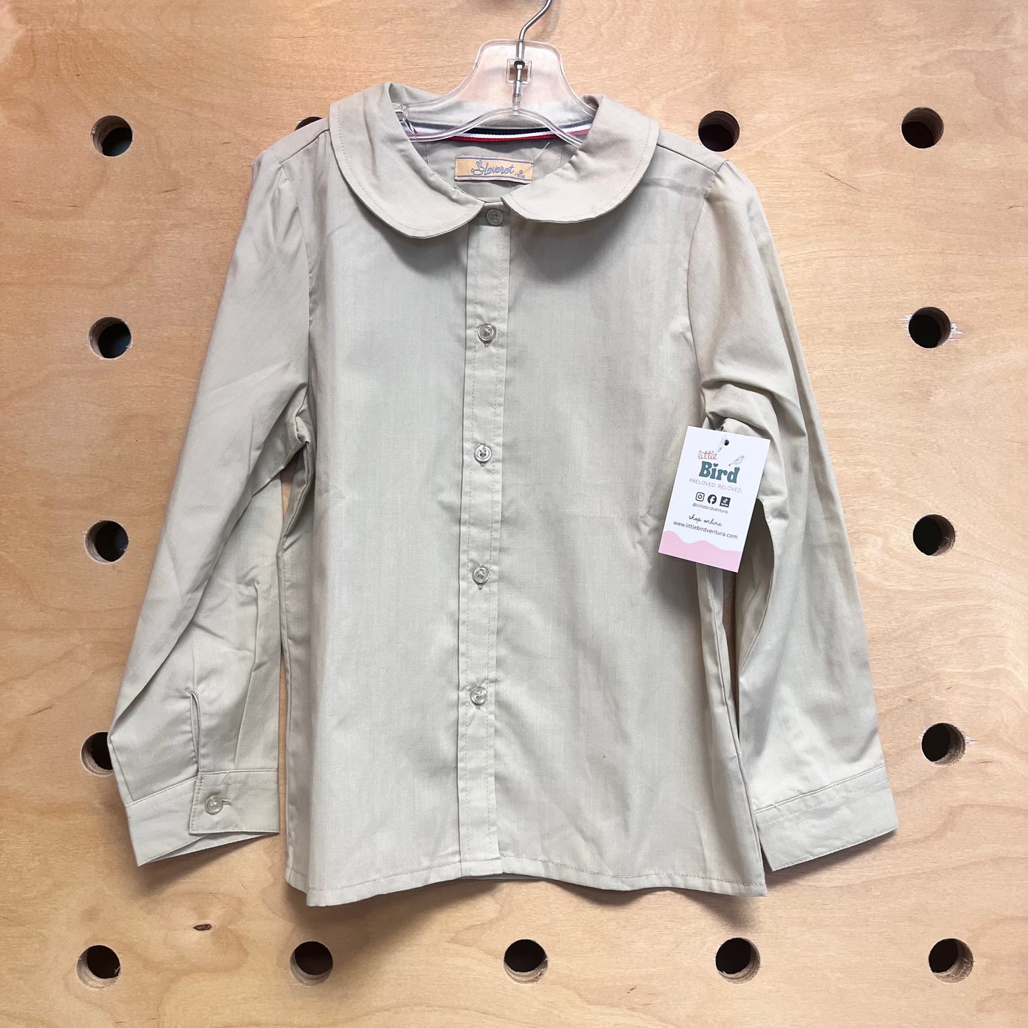 Seafoam Collared Button Up