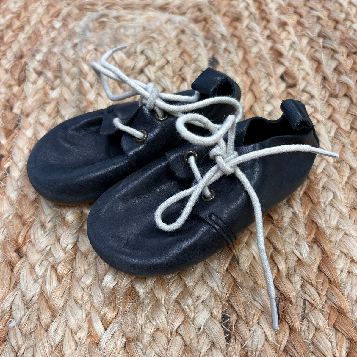 Black Oxford Leather Shoes