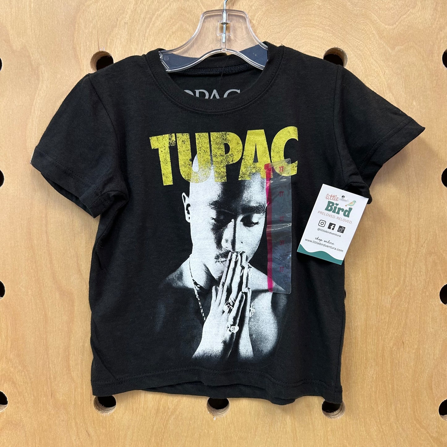 Black Tupac Tee NEW!