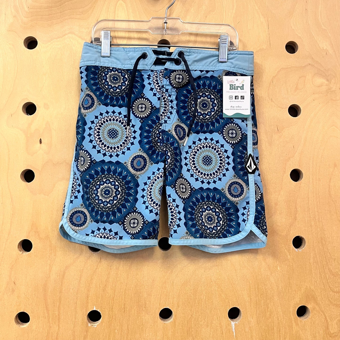 Blue Mod-Tech Swim Board Shorts