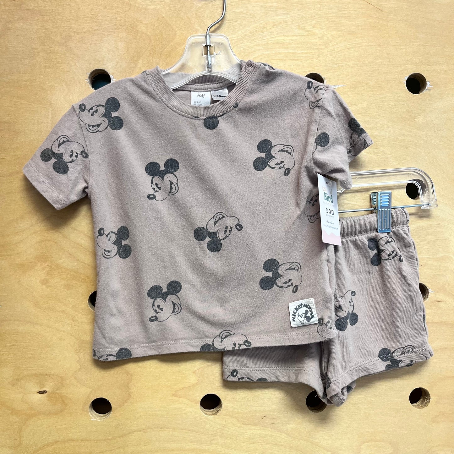 Muave Mickey Mouse Outfit