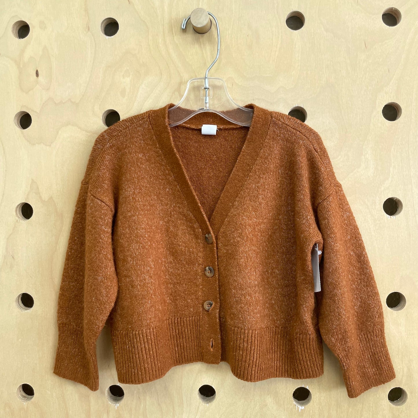 Brown Knit Cardigan