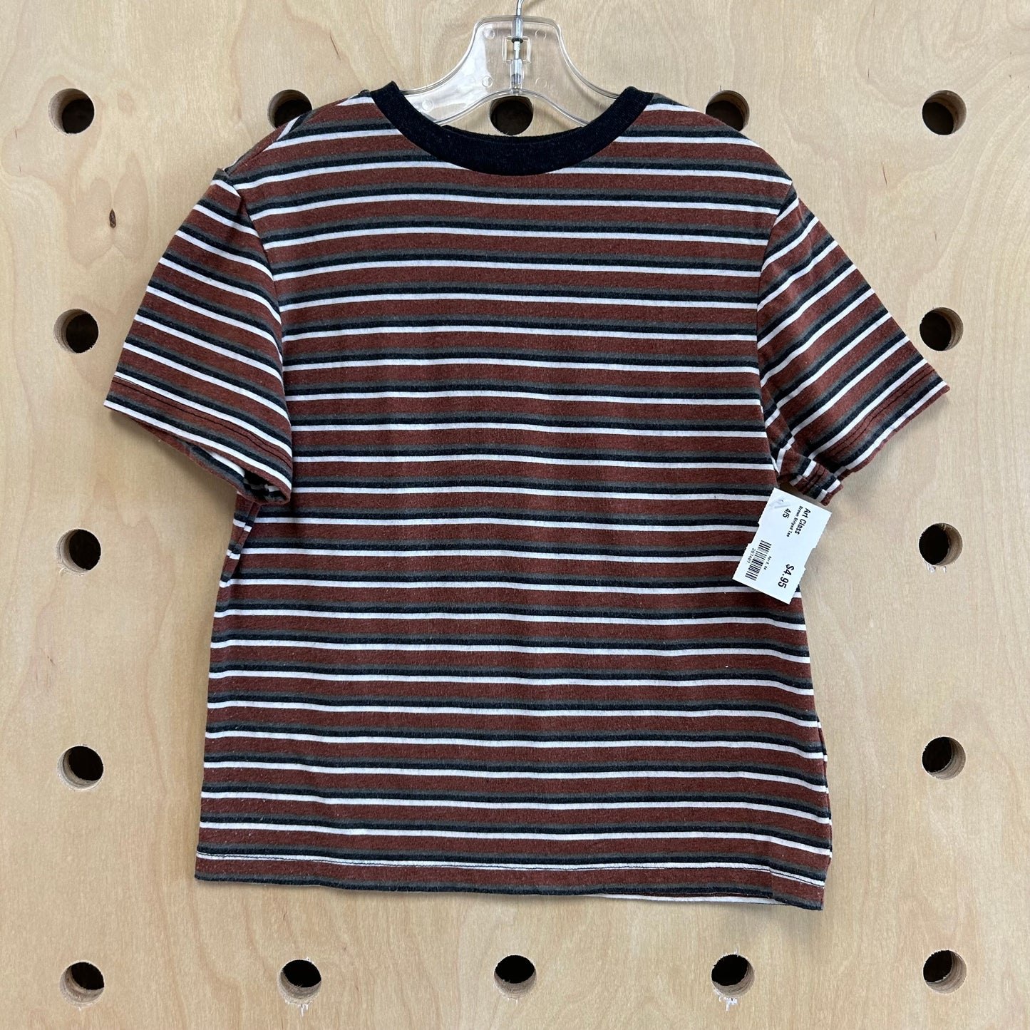 Brown Striped Tee