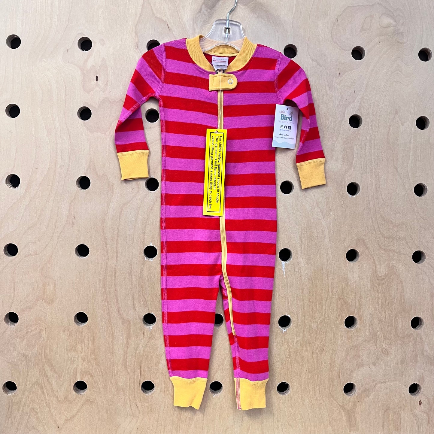Pink & Red Organic Zippy Pajamas NEW!