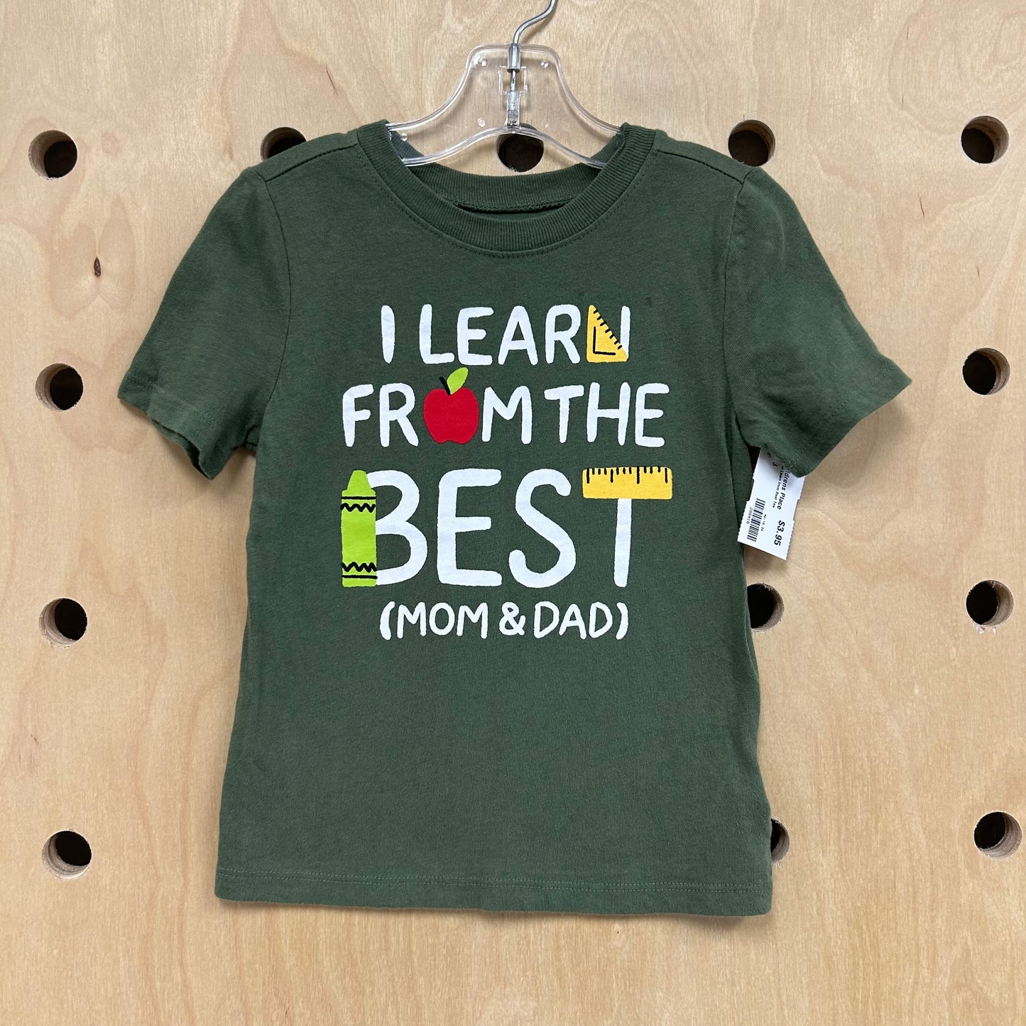 Green Learn from Best Tee
