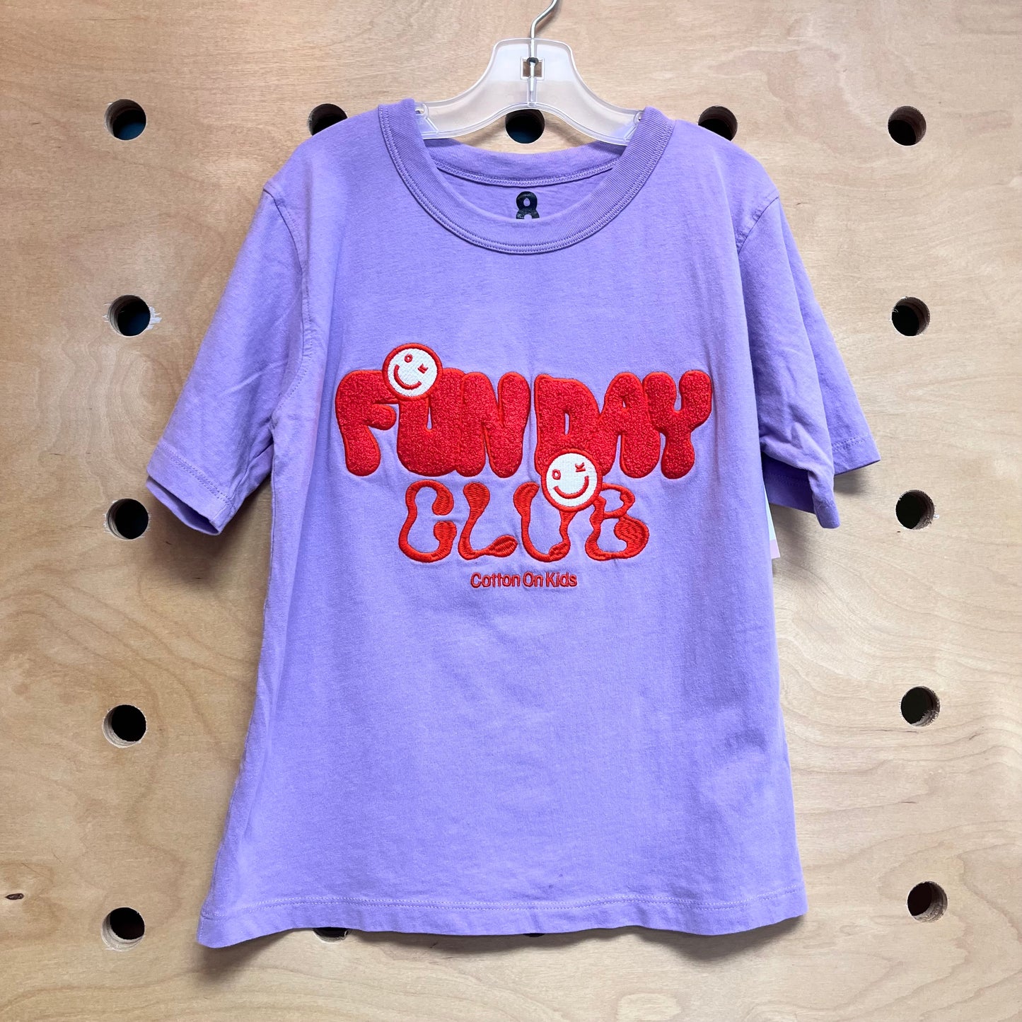 Purple 'Funday Club' Tee