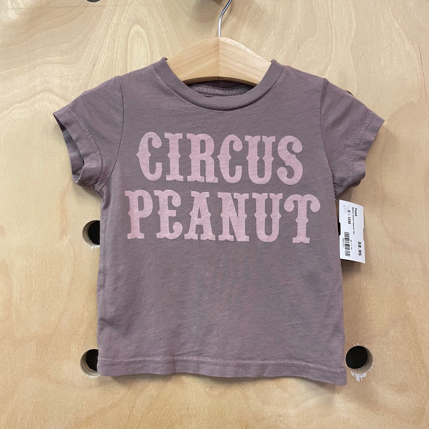 Mauve Circus Peanuts Tee