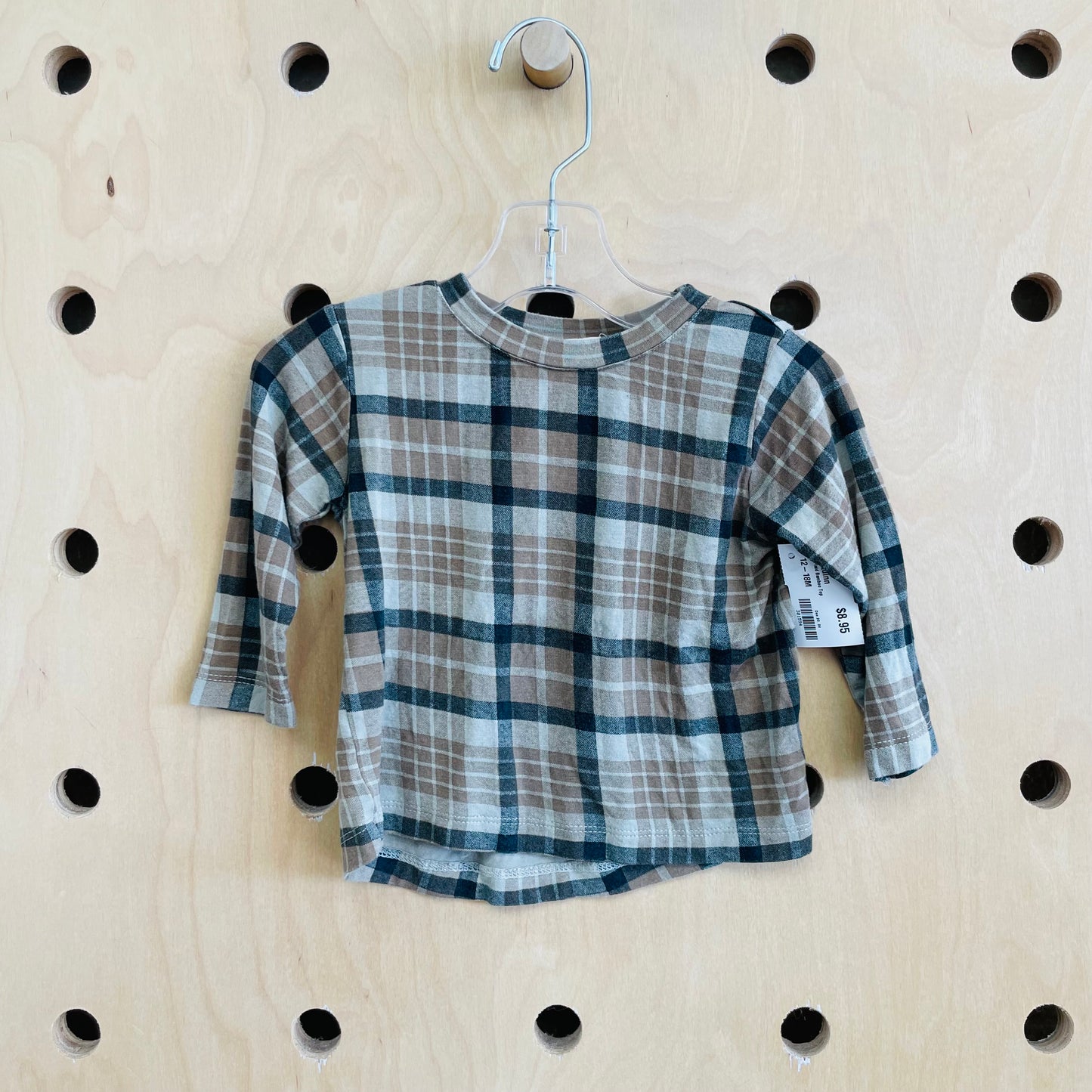 Green Plaid Bamboo Top