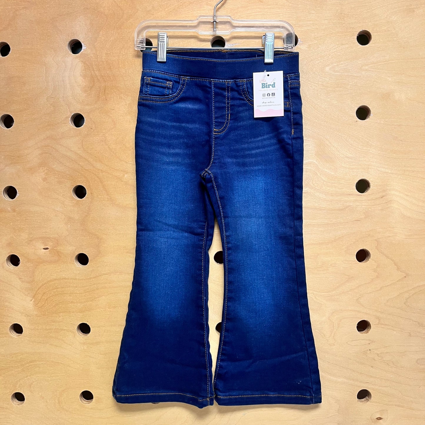Stretch Flare Pull-On Denim