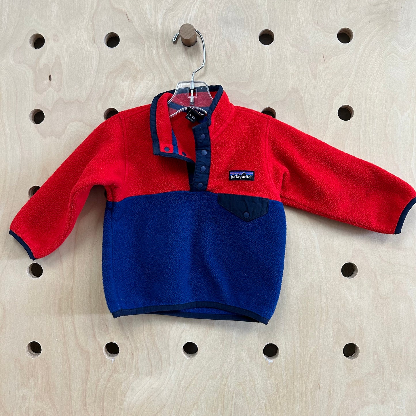 Red & Blue Synchilla Snap T Pullover