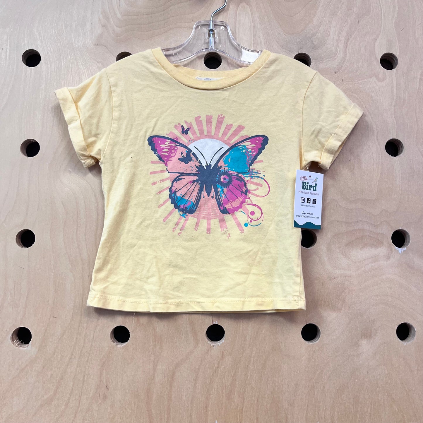 Yellow Butterfly Tee