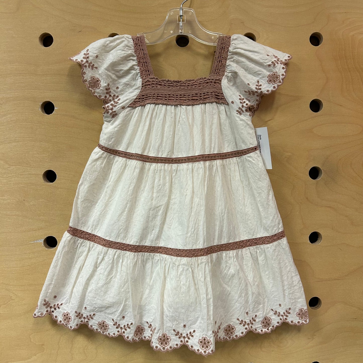 Cream & Clay Eyelet Dress