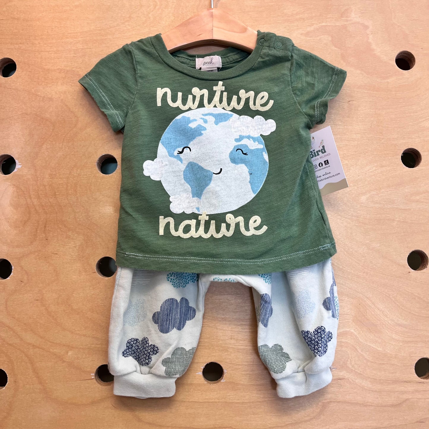 Green & Mint Nurture Nature Outfit
