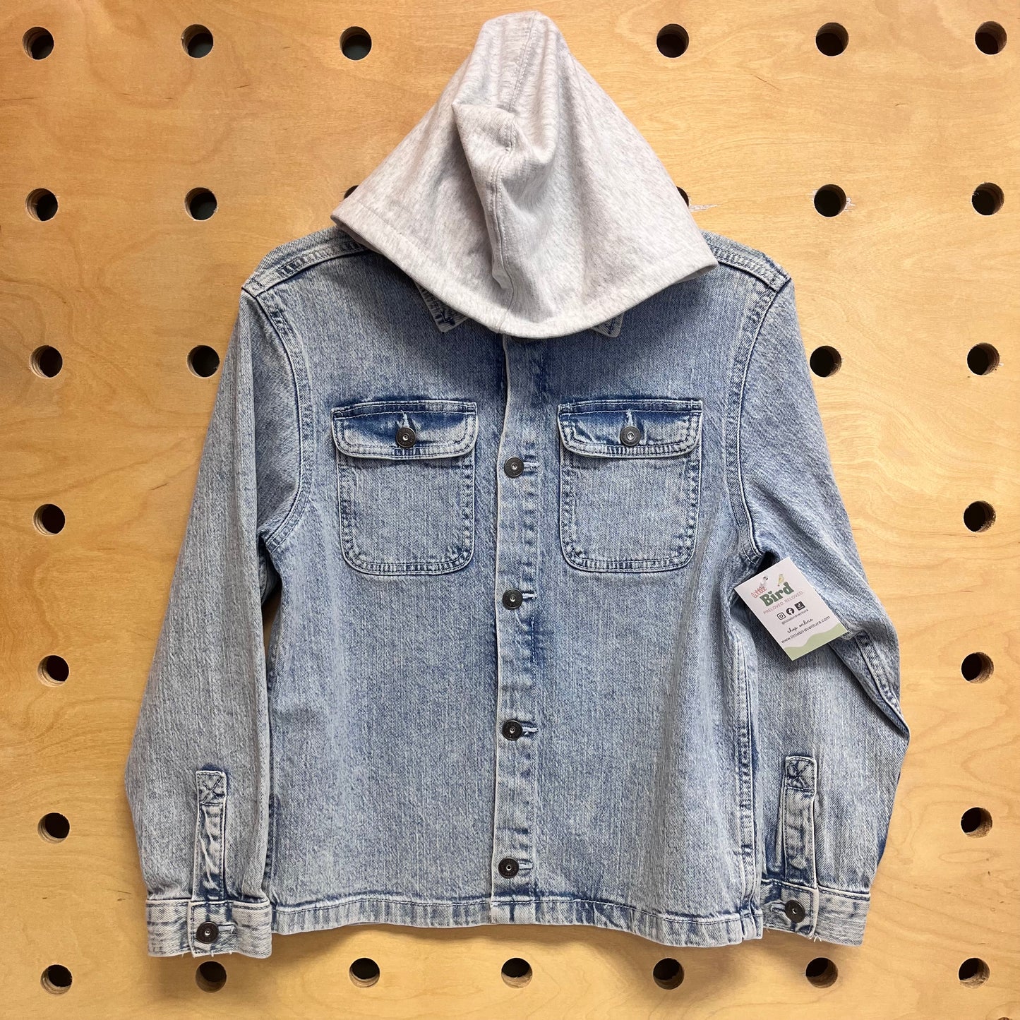 Denim Hooded Jacket