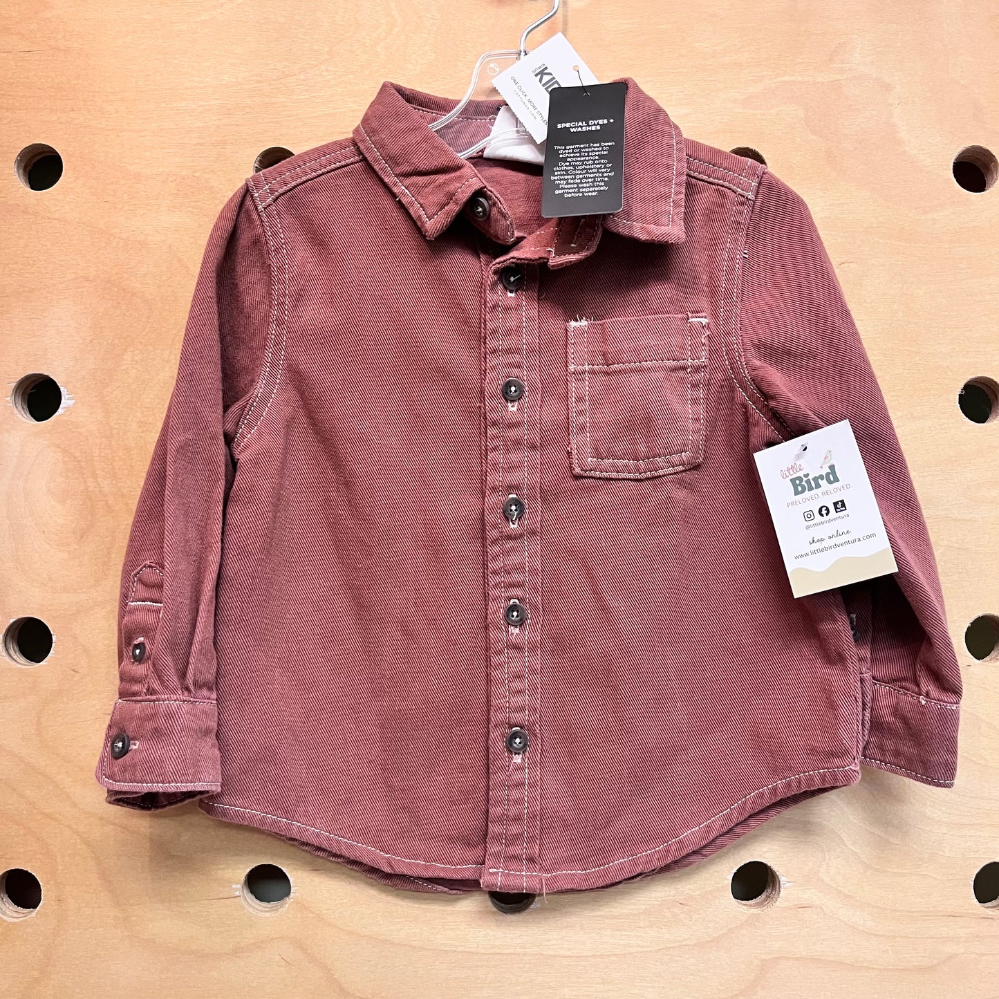 Brown Button Up
