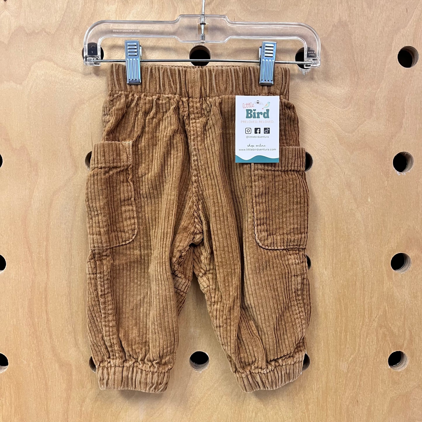Brown Cord Joggers