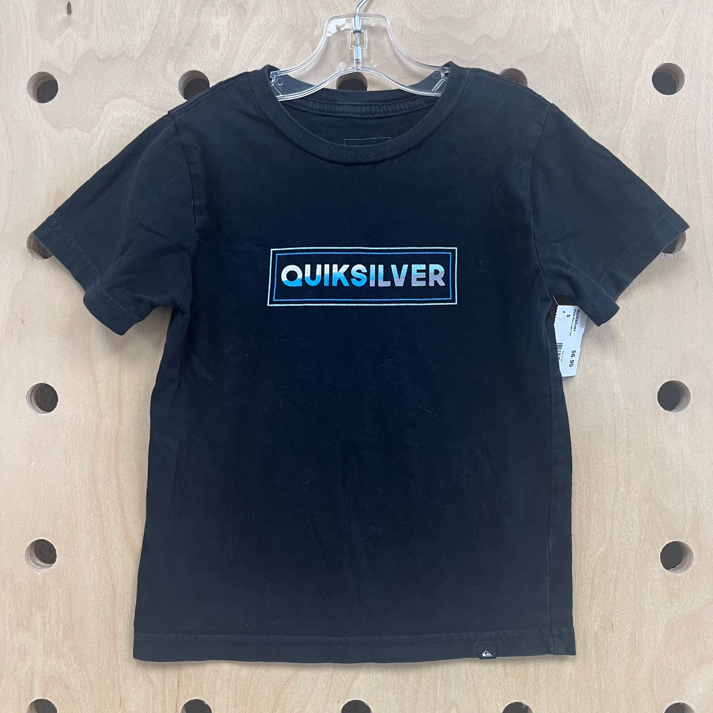 Black Blue Logo Tee