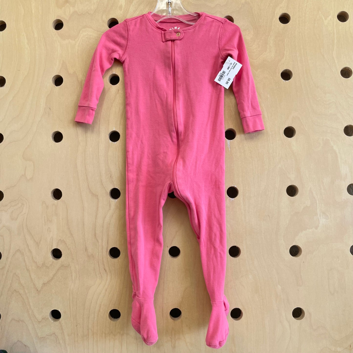 Organic Hot Pink Zippy Pajama