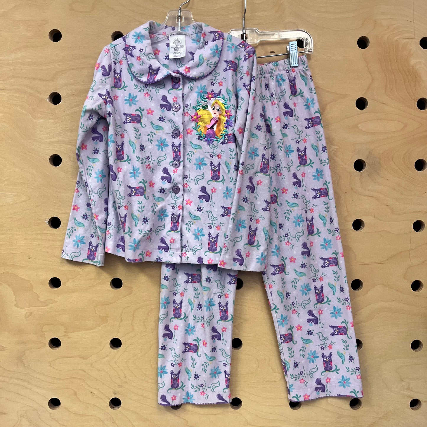Purple Rapunzel Flannel Pajamas