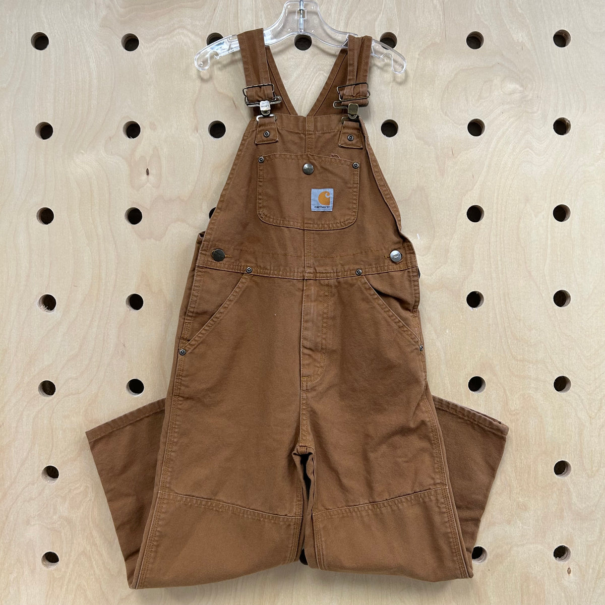 Brown Denim Overalls
