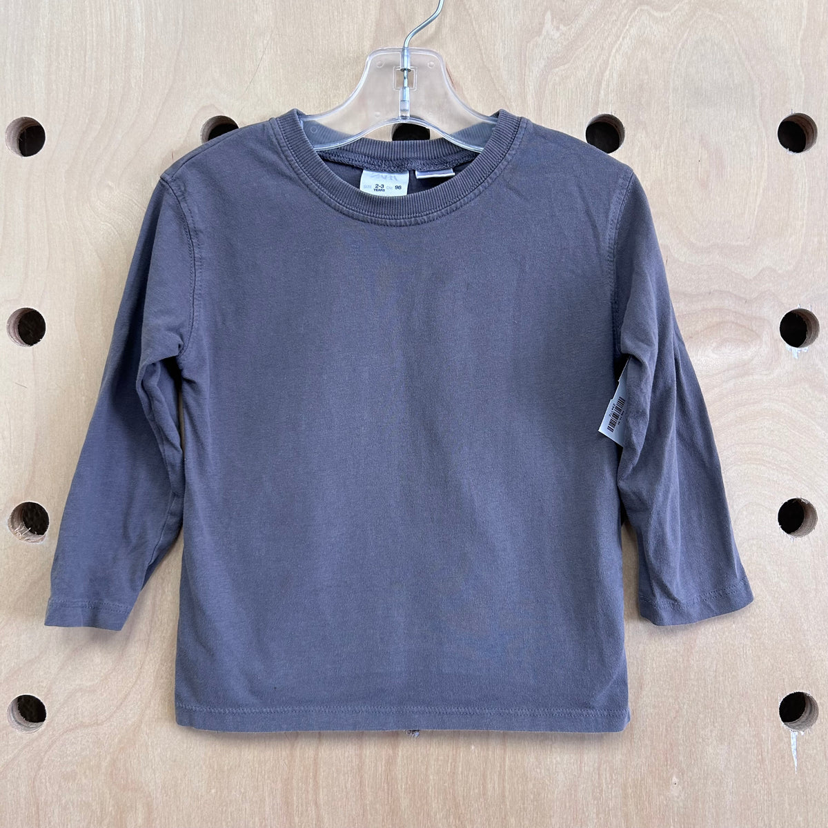 Grey LS Tee