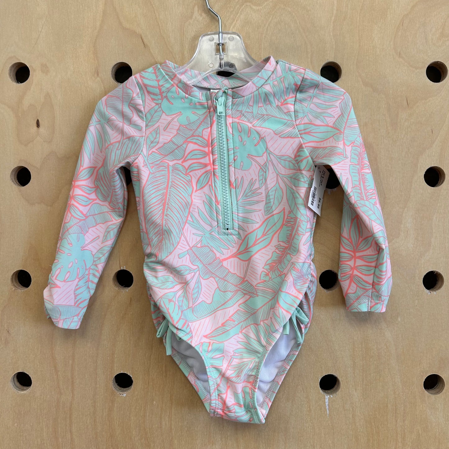 Pink & Blue Swimsuit