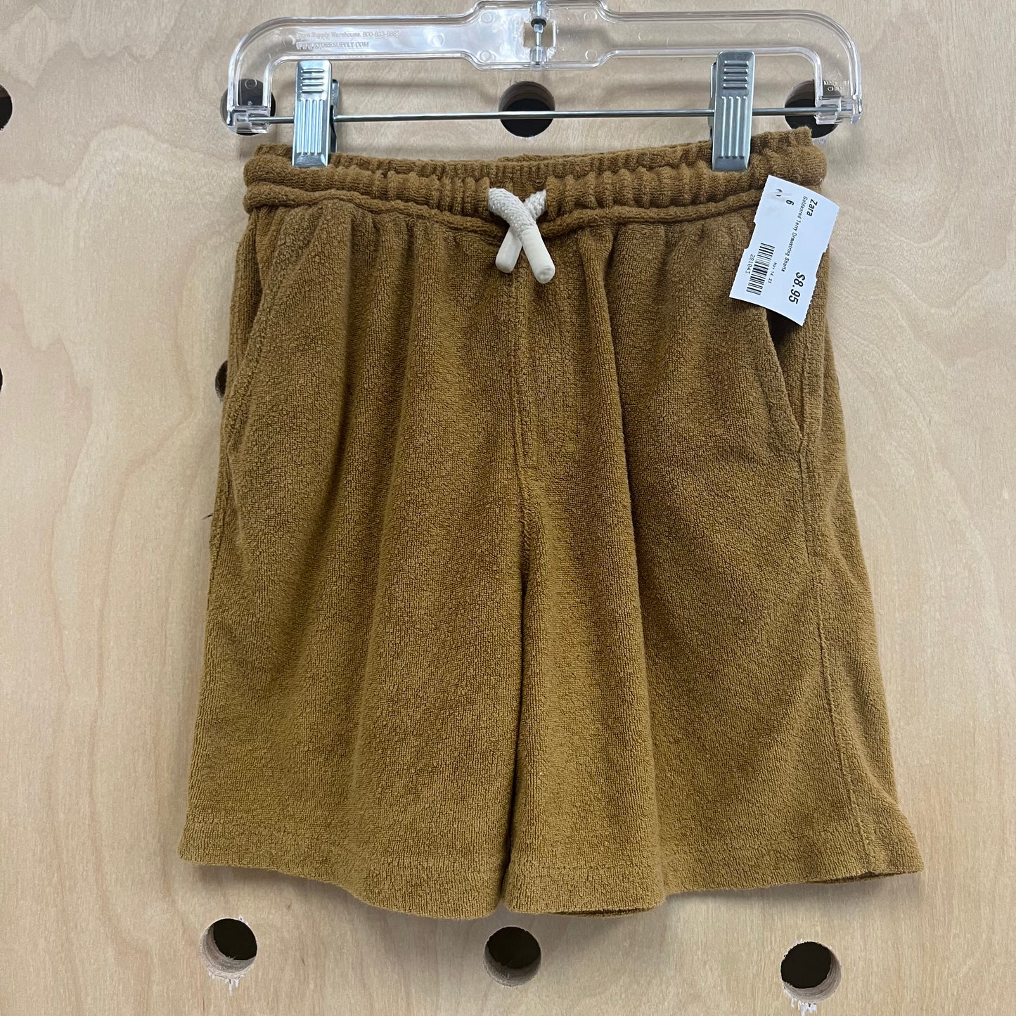 Goldenrod Terry Drawstring Shorts