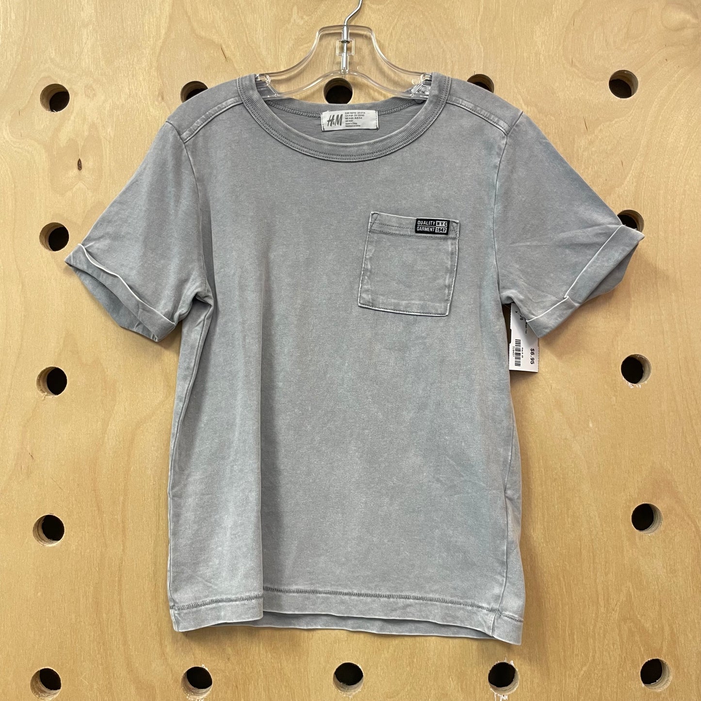 Grey Acid Wash Tee