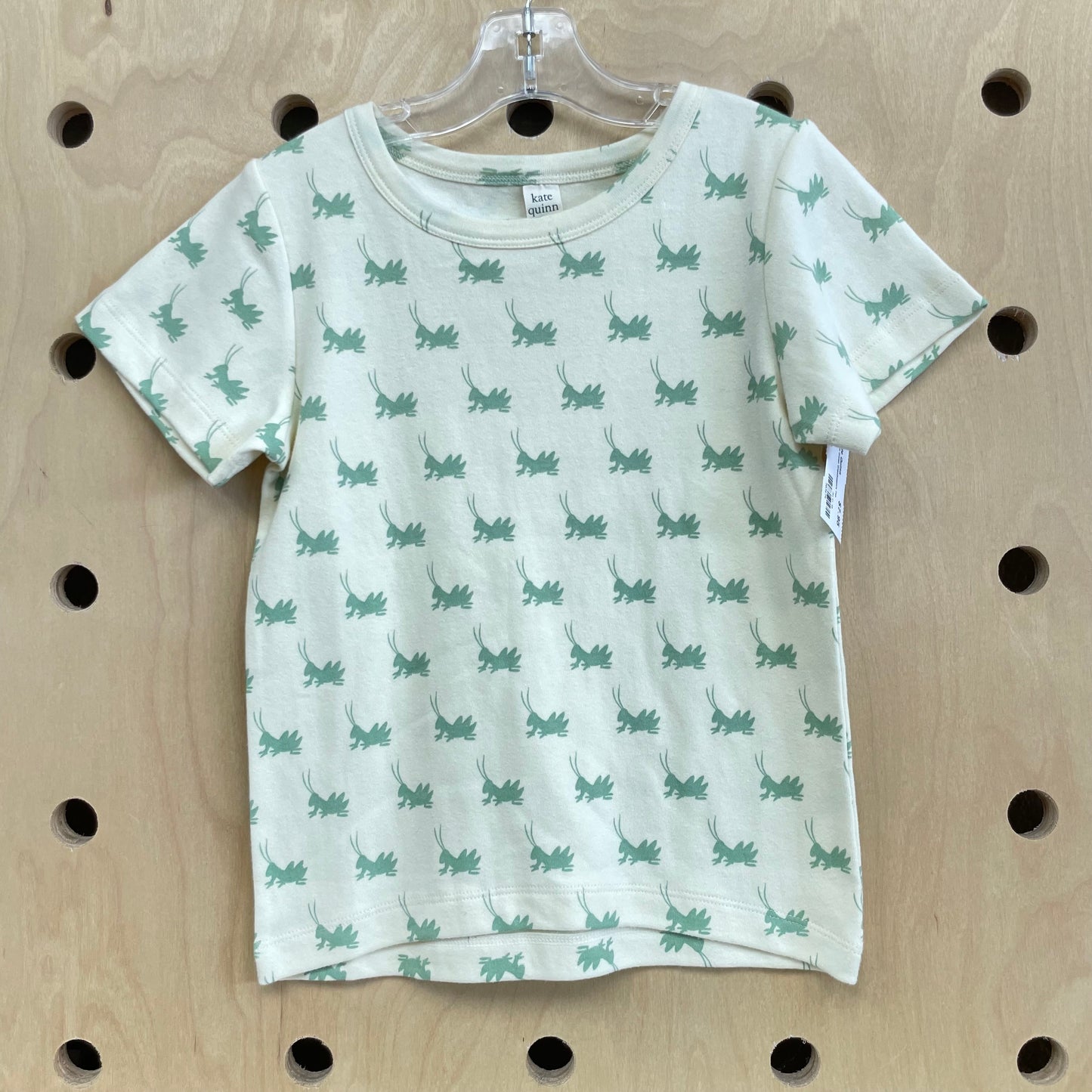 Organic Cream Grasshoppers Tee