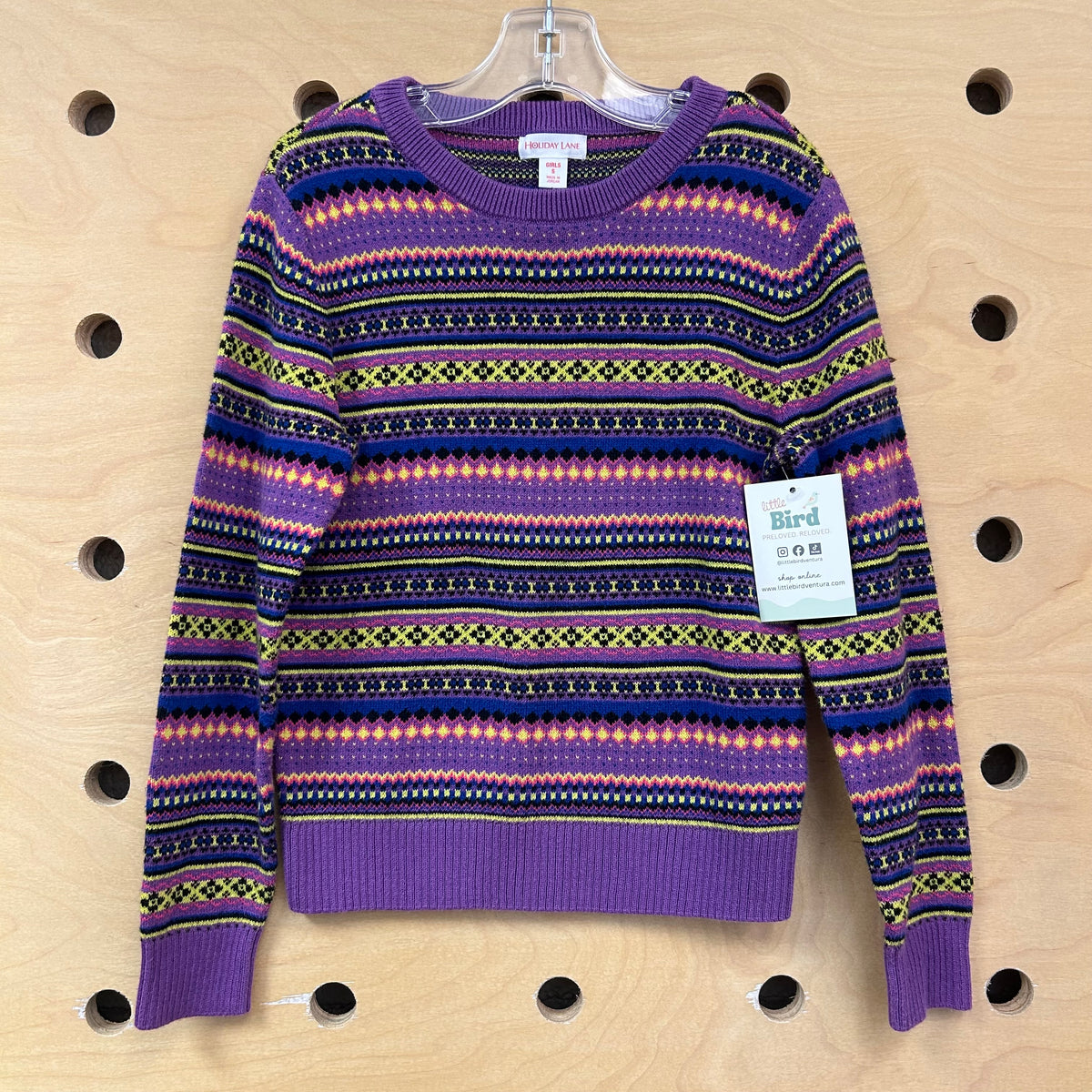 Purple & Yellow Sweater