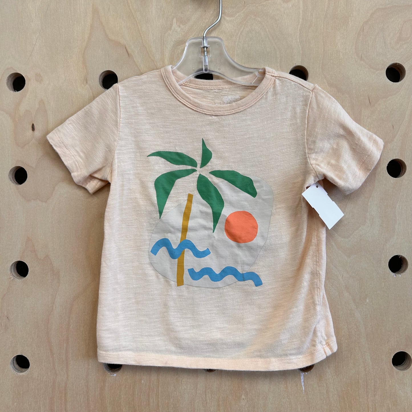 Peach Palm Tree Tee