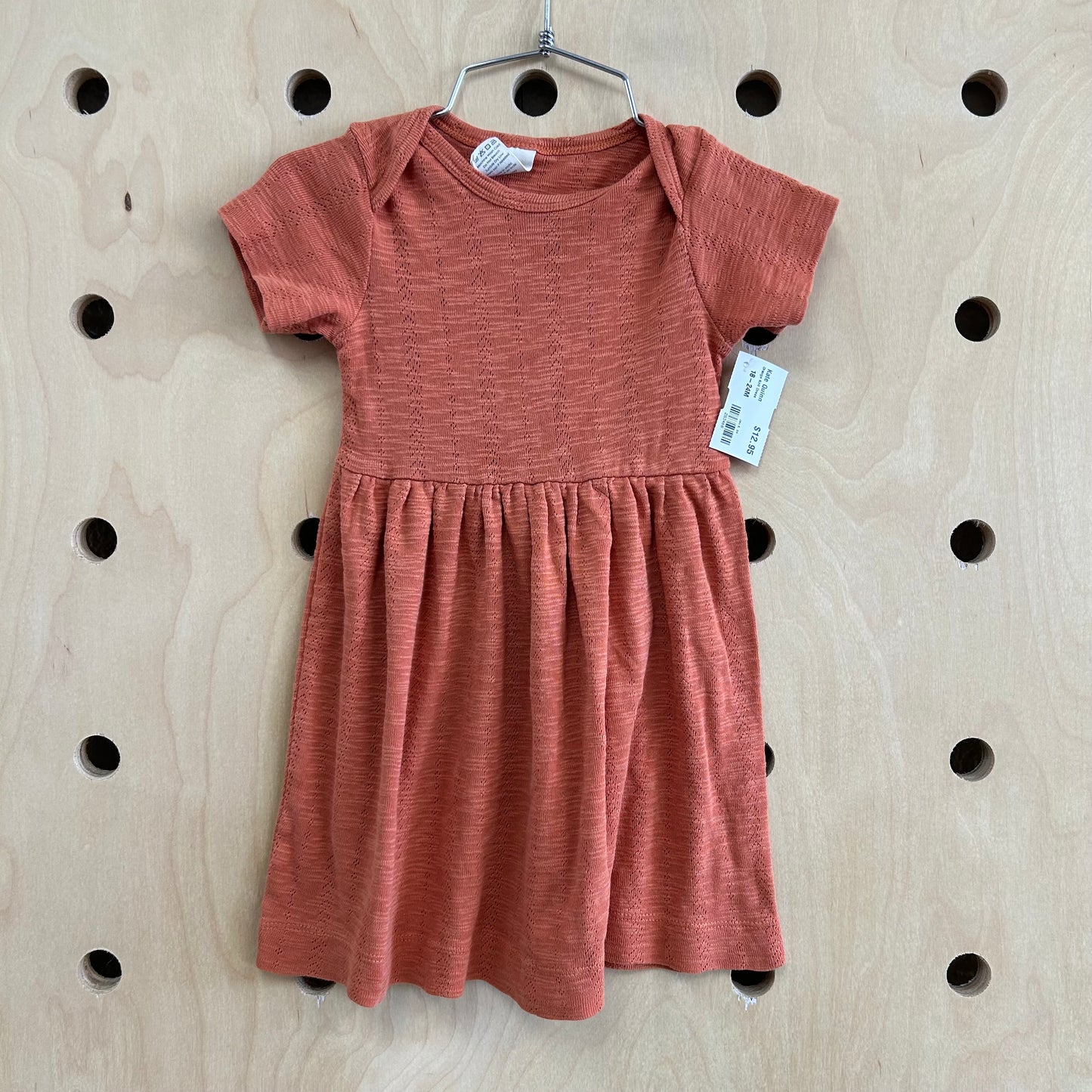 Orange Knit Dress