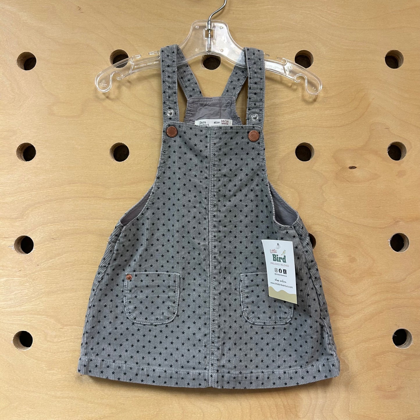 Grey/Black Stars Cord Jumper