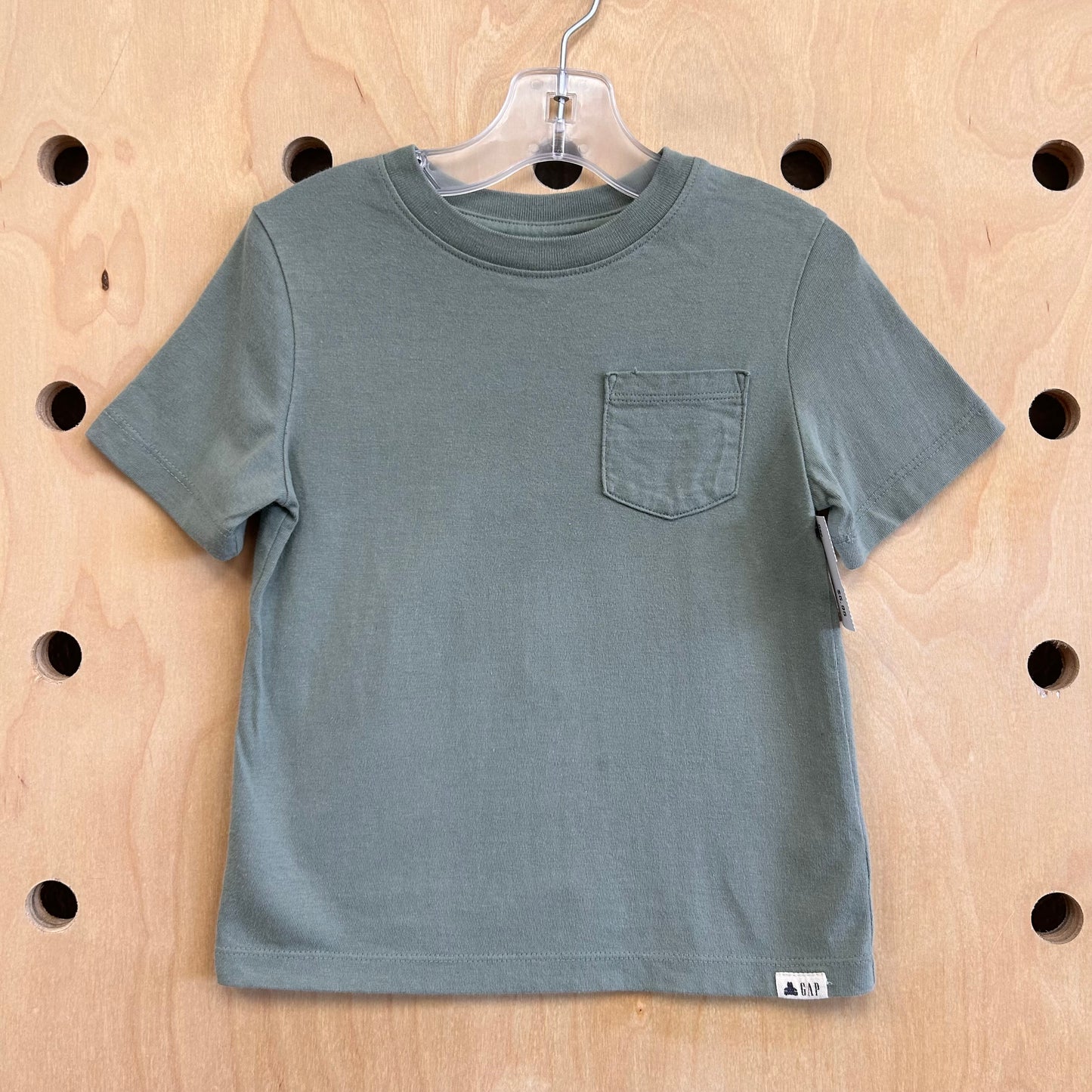 Green Pocket Tee