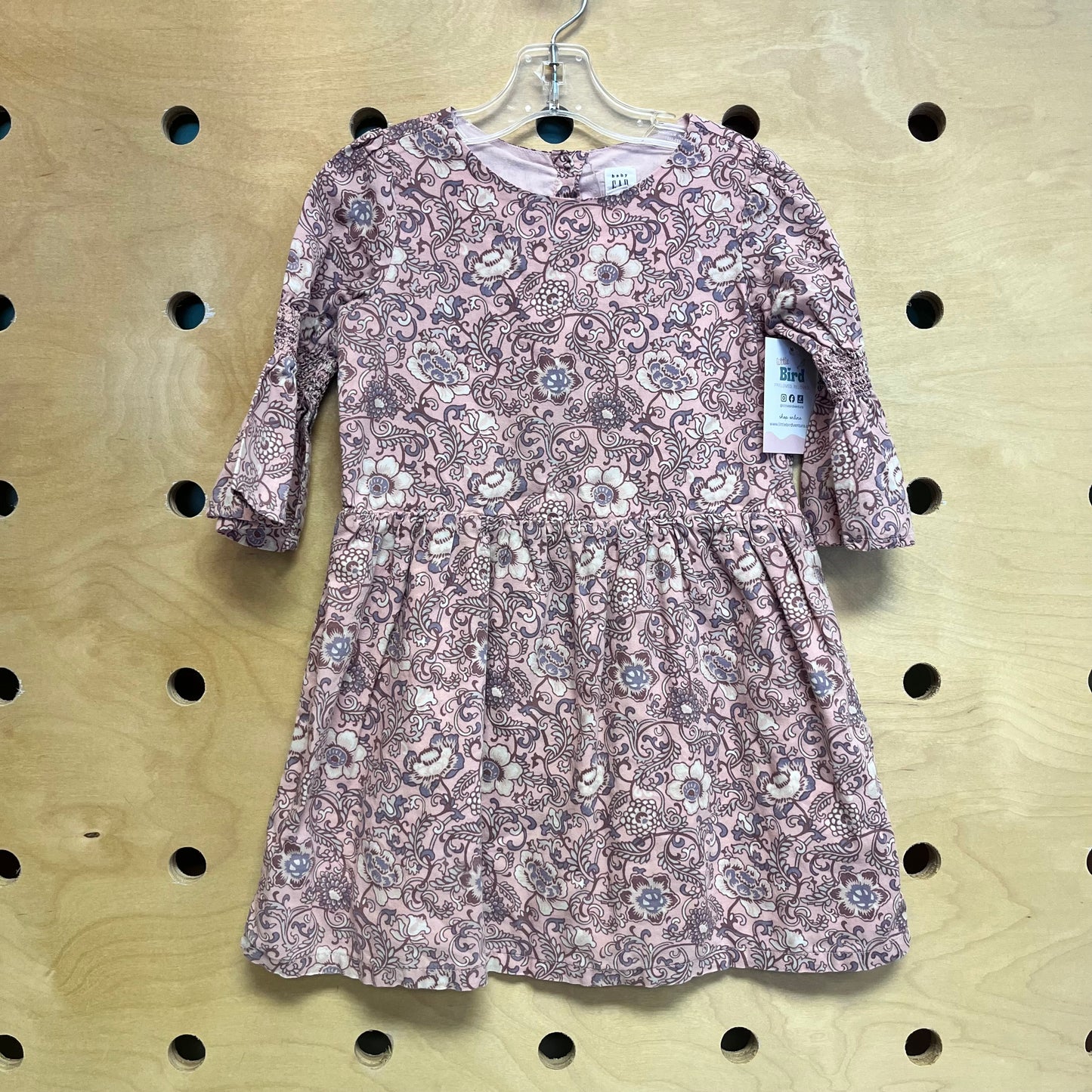 Pink Floral Paisley Dress