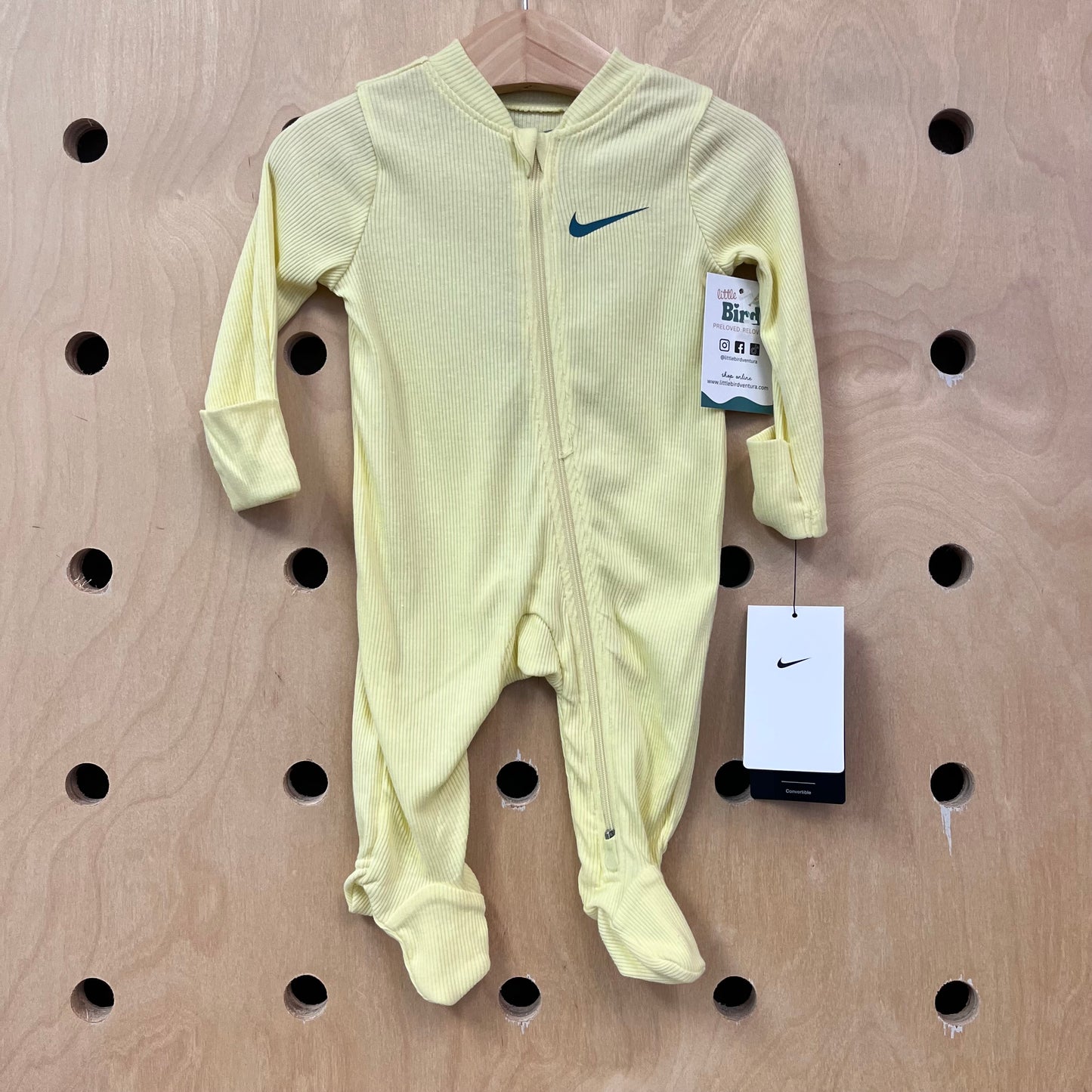 Yellow Ribbed Footies NEW!