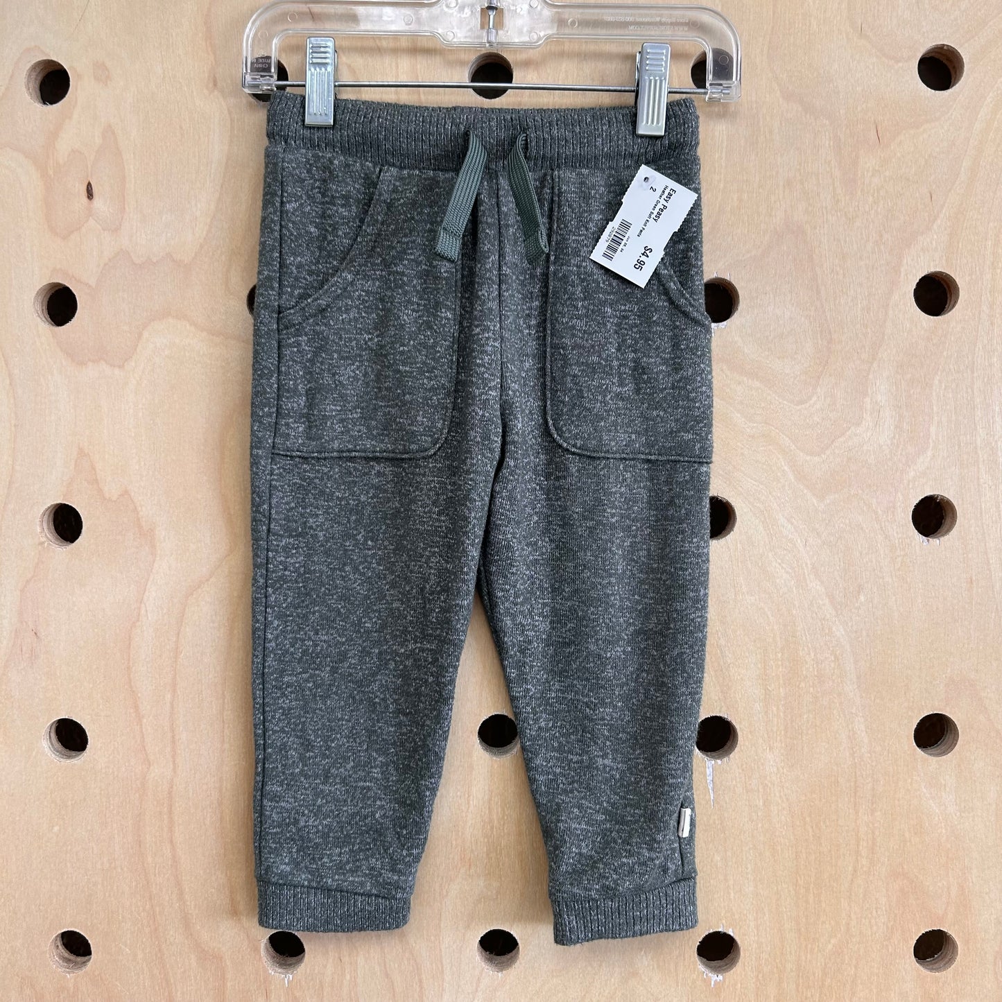 Heather Green Soft Knit Pants