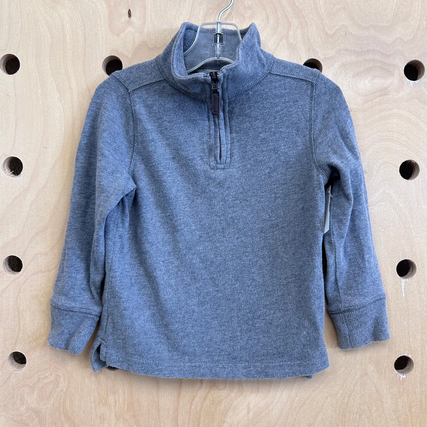Grey 1/4 Zip Pullover