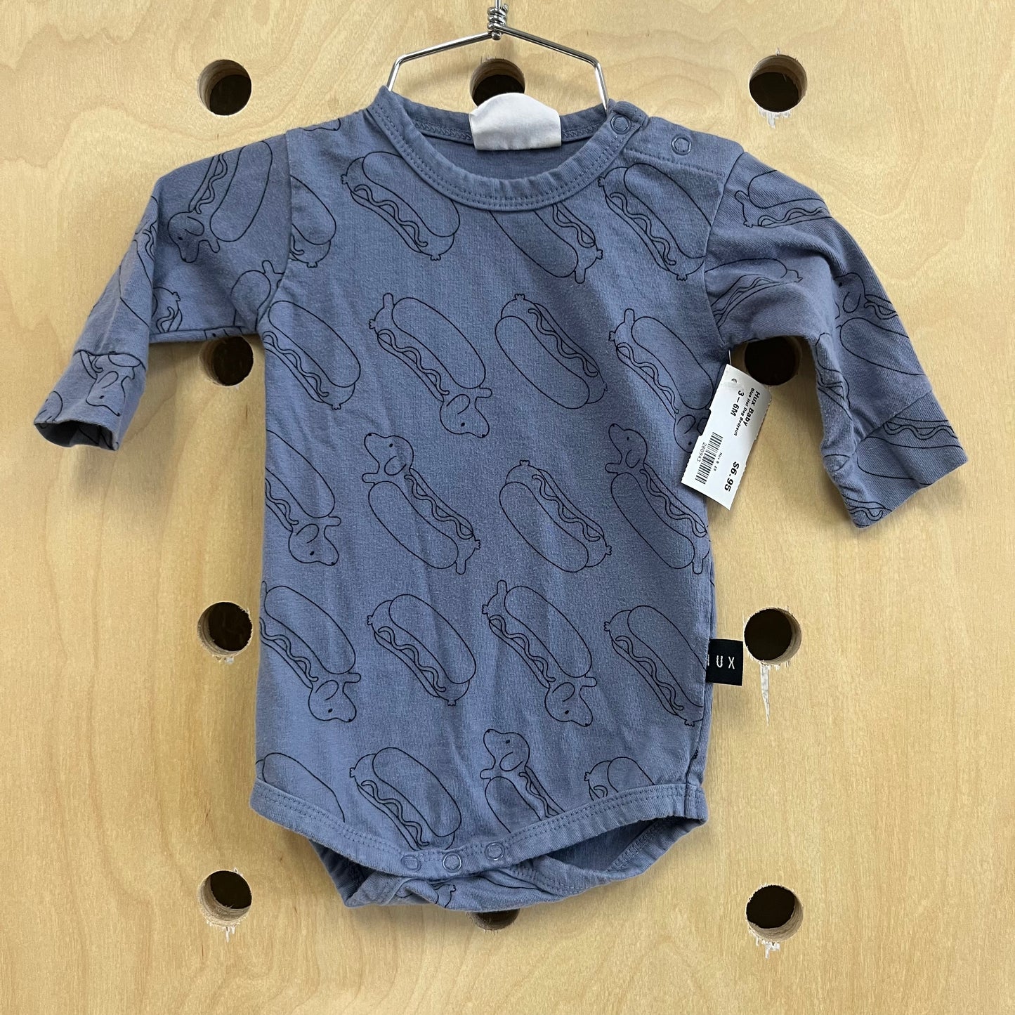 Blue Hot Dog Bodysuit