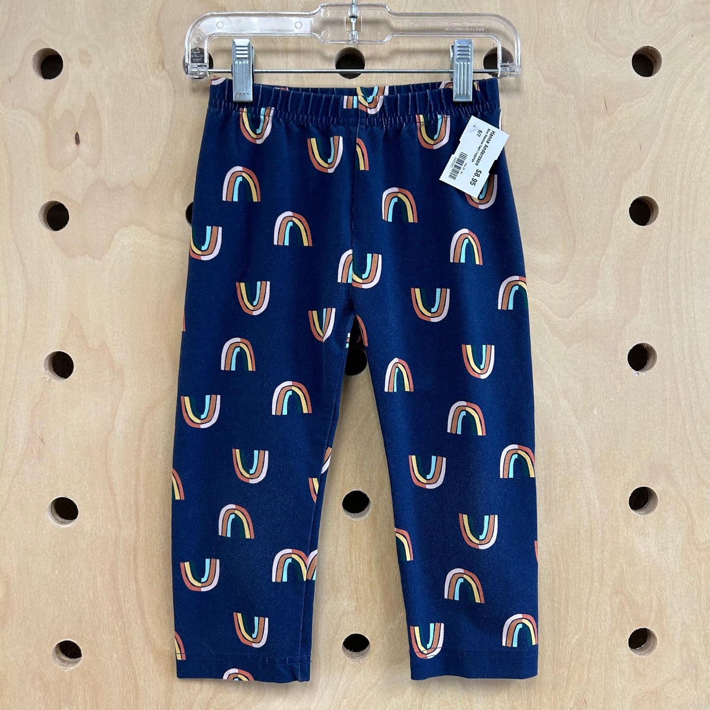 Blue Rainbow Capri Leggings