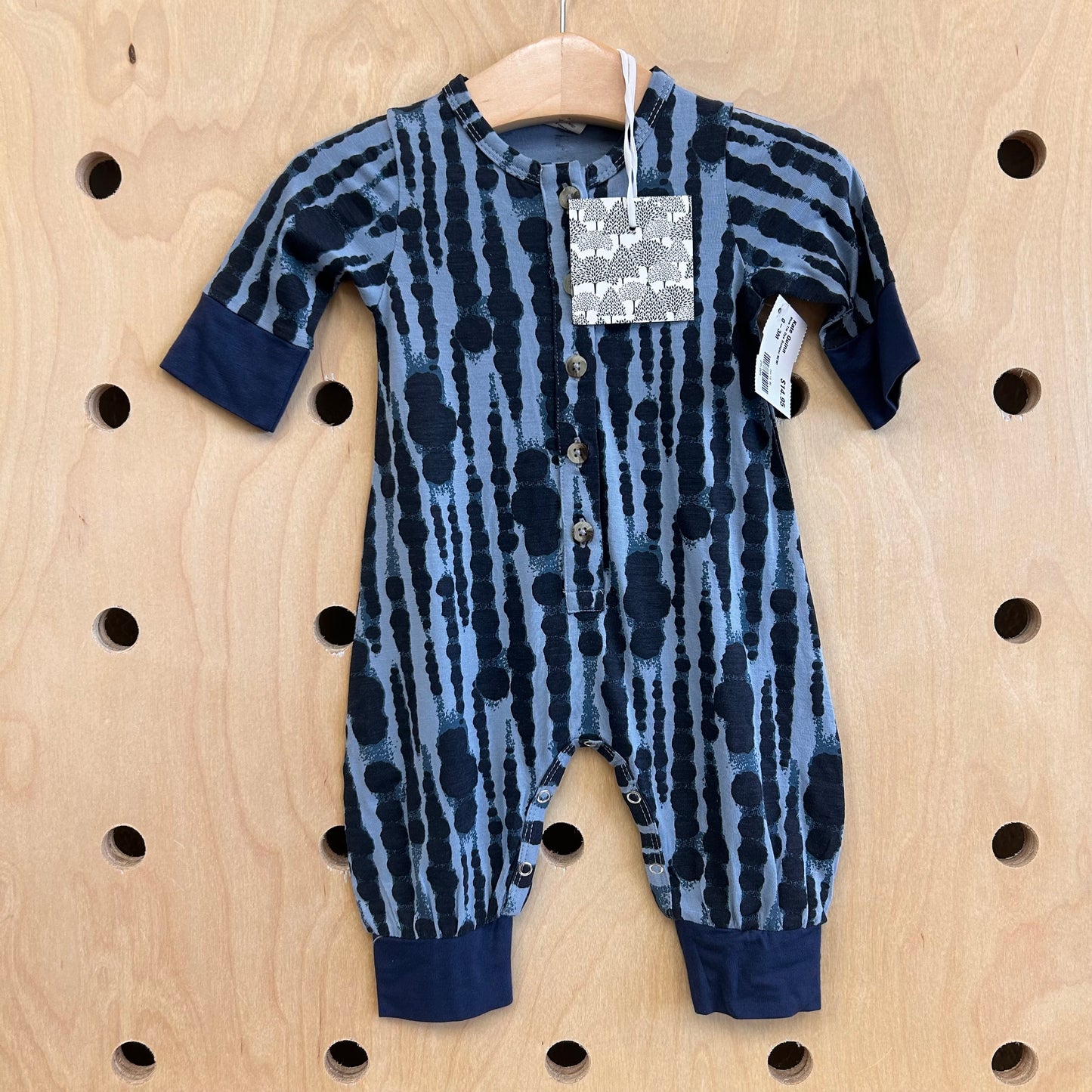 Blue Tie Dye Romper NEW!