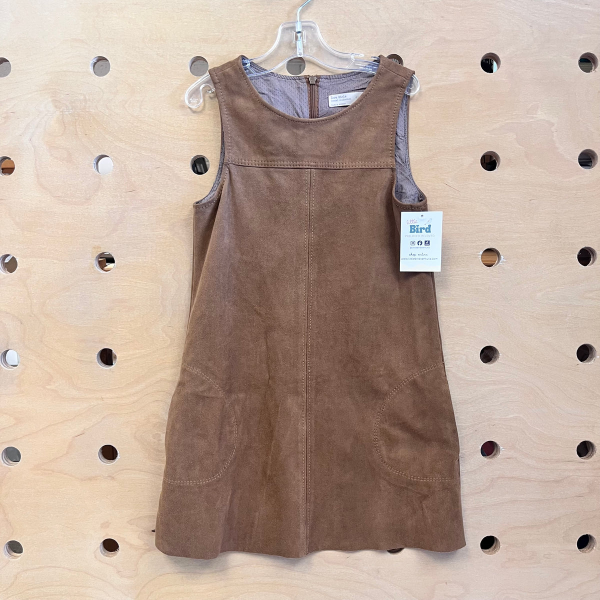 Brown Suade Dress