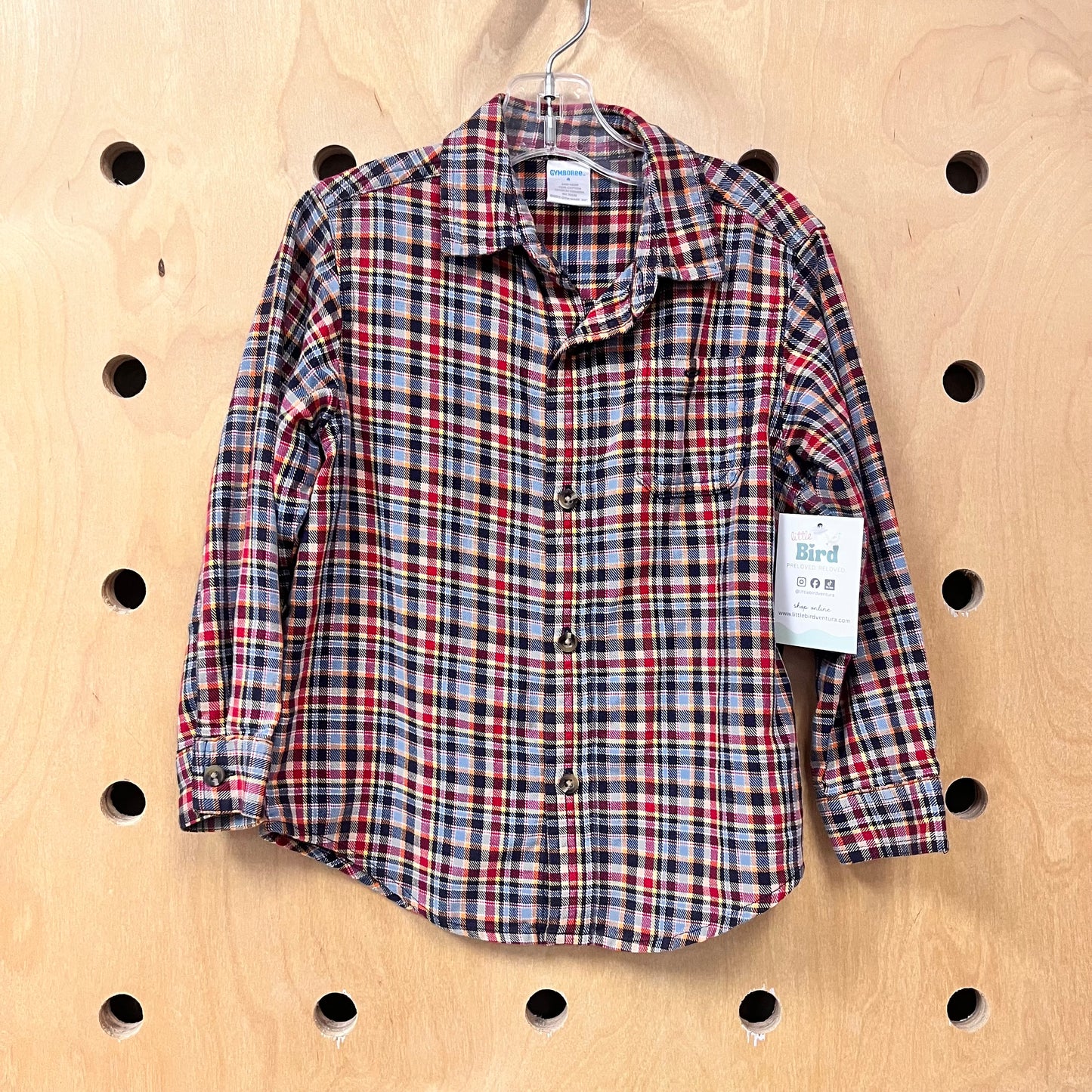 Blue/Red Plaid Flannel
