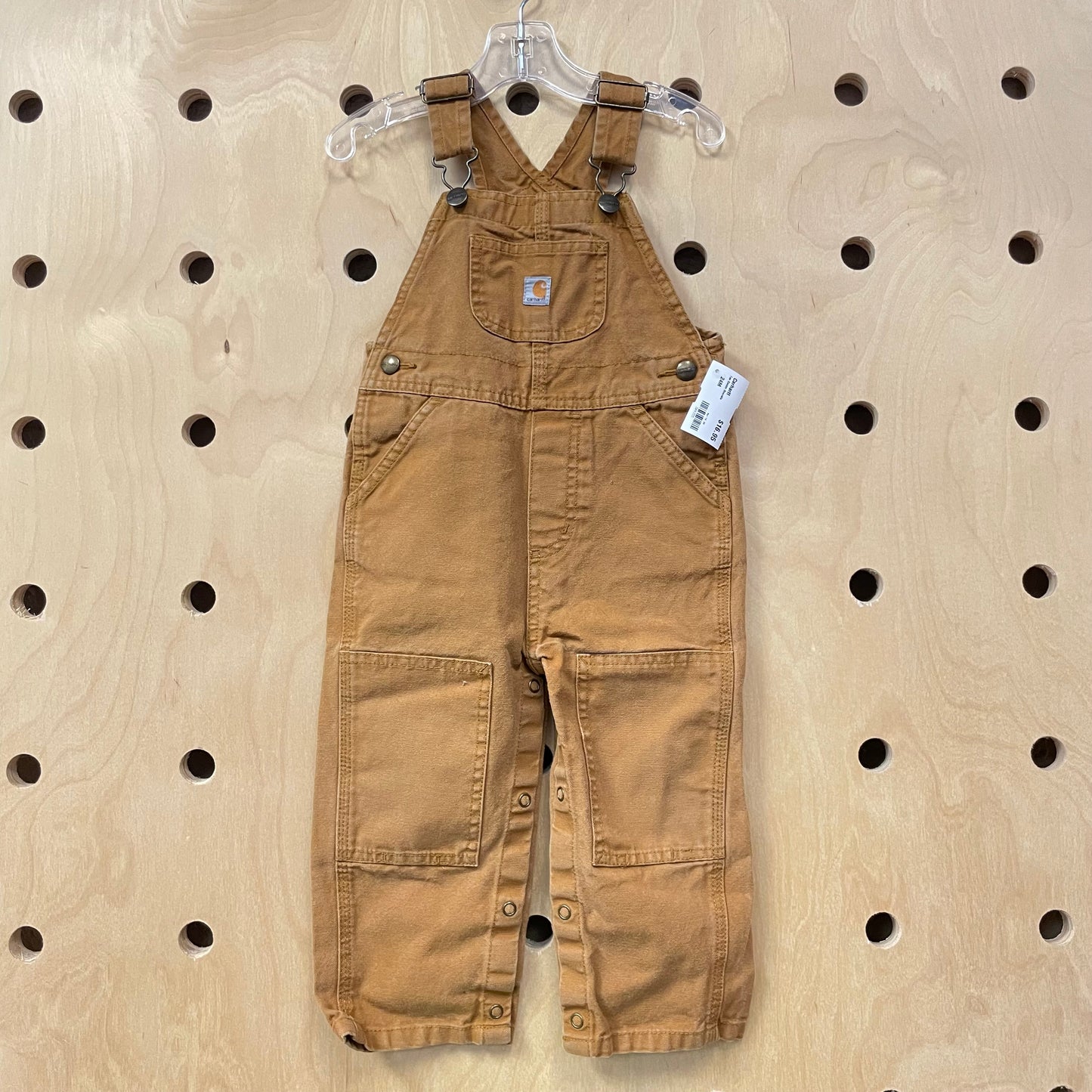 Tan Denim Overalls