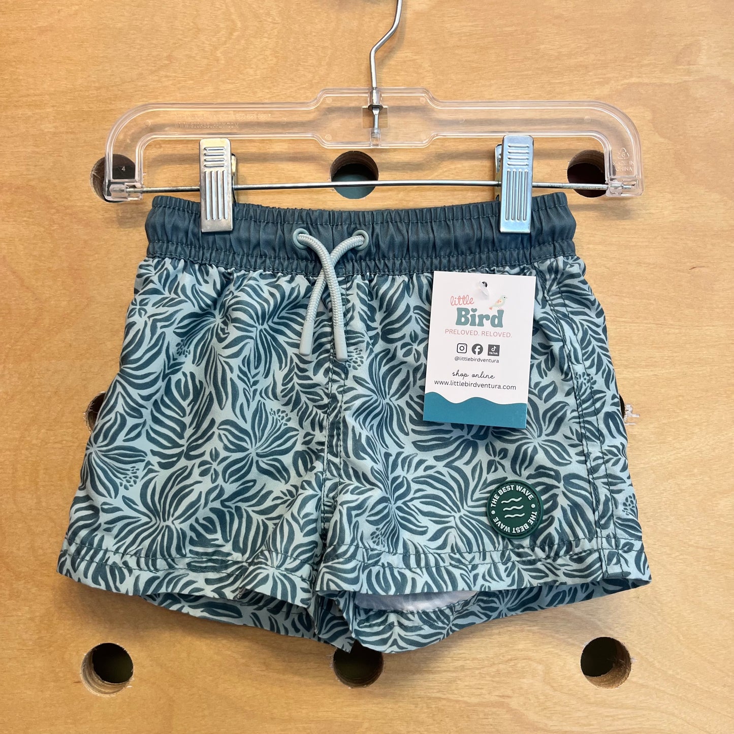 Green Leaves Swim Shorts